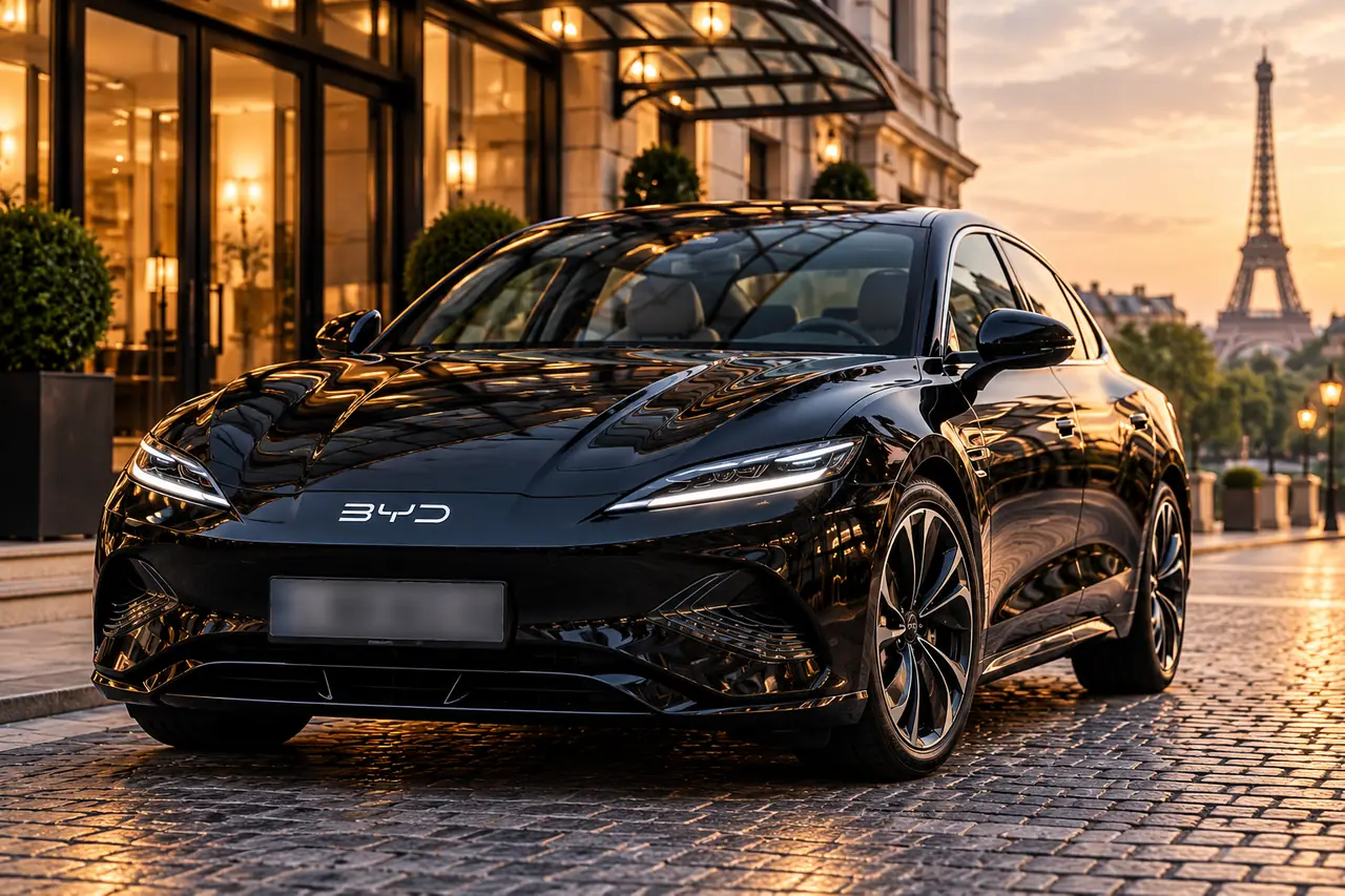 Berline avec chauffeur privé à Paris